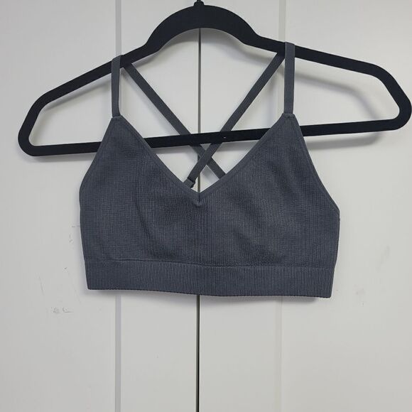 Good American seamless chunky rib bra, 1/2 - Picture 3 of 8